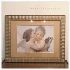 額絵 ウィリアム・アドルフ・ブグロー 壁掛け 絵画 アート 天使 エンジェル