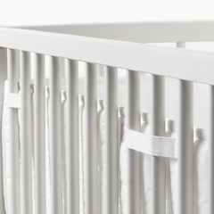 IKEAベッドバンパー, ホワイト, 60x120 cmの画像