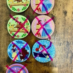 交換　ディズニー　缶バッジ　刺繍