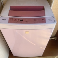 洗濯機です。