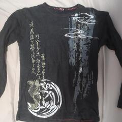 人気　和柄　ロングTシャツ