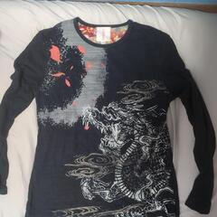 和柄　ロングTシャツの画像