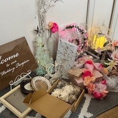 結婚式　和装髪飾り　写真だてウェルカムボードなど