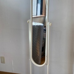 あげます!   　スタンドミラー　白