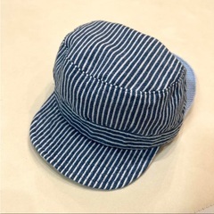 ベビー　日除け付き帽子　キャップ　リバーシブル
