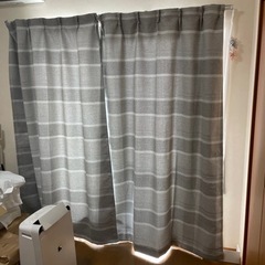 カーテン　グレー　