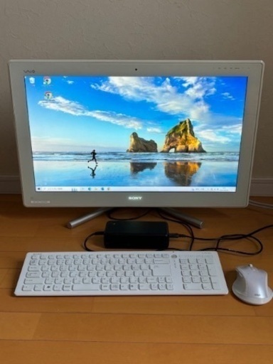 SONY VAIO PCG-21513N 純正ACアダプタ ワイヤレスマウス・キーボード（VGP-WKB11 ）付 ソニー モニタ一体型