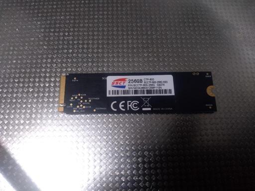 [新品同様]M.2SSD256GB使用時間12h
