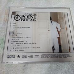 □　POINT BREAK 　Junior Dee 　　フィーチャリングにBONGMAN、KEN-U、トラックメイカーにはHOME GROWNからKON“MPC”KEN、VANGEE、SAMI-T fromMIGHTY CROWNを迎え、強烈なダンスホール・アルバムを完成させた！ の画像