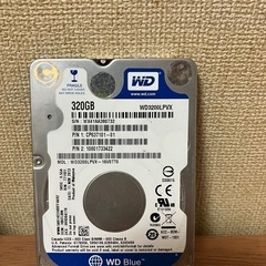 内臓2.5インチ　ハードディスク　320GB