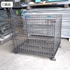 中古 メッシュパレット 1000×800×700 ピッチ50×5...