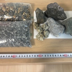 アクアリウム レイアウト 石、砂利セット