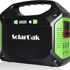 ポータブル電源 SolarOak PSE認証済 42000mAh/155Wh AC/DC/USB出力 アウトドア キャンプ 停電 防災グッズ 非常用電源の画像
