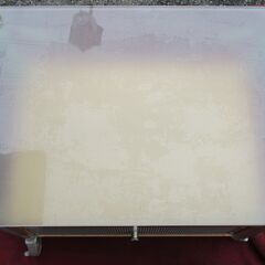 ☆ シンプルでお部屋に溶け込むデザインのテレビ台 天面ガラスがお洒落な収納ラック◆TV周りをすっきりの画像