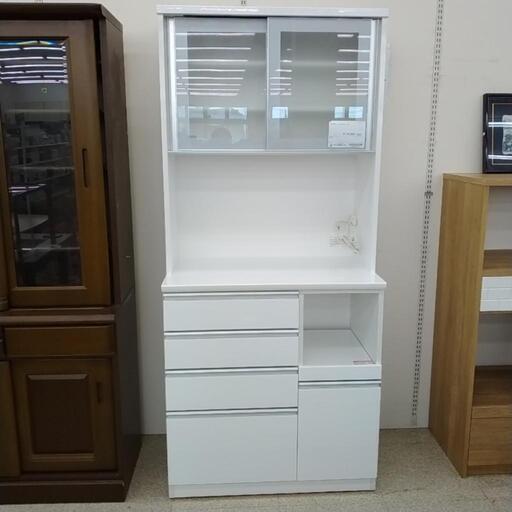 NITORI キッチンカウンター レンジボード 食器棚 ガラス板