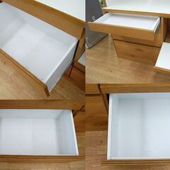 訳アリ 大川家具 河口家具製作所 レンジボード 幅120×奥行47×高さ195㎝ ルーツ ナチュラル 大容量 札幌市 清田区 平岡の画像
