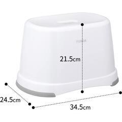 387fk 【未使用品・開封品】YUNOA ( ユノア ) 風呂いす 高さ21cm ( ニューホワイト ) 防カビ ・ 抗菌 BB-107の画像