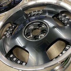 深リム WORK Seeker 中古アルミホイール4本セット17インチ7J 4穴