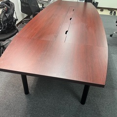 オフィス会議用テーブル【幅3000×奥行1200×高さ700mm】の画像