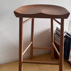 クラフトスツール ビーチ天然木 - High