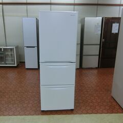 ID 204737　冷蔵庫３ドア　335L　パナソニック　２０２１年　NR-C342C-W