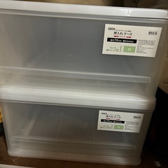 決まりました！　押入れケース　2つ
