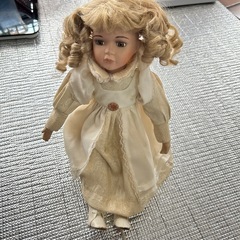 ビスクドール アンティーク 西洋人形 顔　手足　陶器の画像