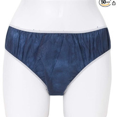 ペーパーショーツ (スーパーフィットショーツ) L ブルー [ 紙ショーツ 紙パンツ ペーパーパンツ 使い捨てショーツ フィットショーツ 使い捨てパンツ 使い捨て パンツ 下着 エステ 旅行 入院 介護 防災グッズ 業務用 ]の画像