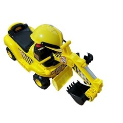 ショベルカー おもちゃ 足けり 乗用玩具 ブルドーザー クレーン 乗り物の画像