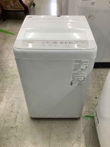 安心の６ヶ月保証付き！！　Panasonic　6.0kg全自動洗濯機　NA-F60B13  2020年製