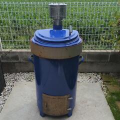 ◆ドラム缶焼却炉 煙突付き 

