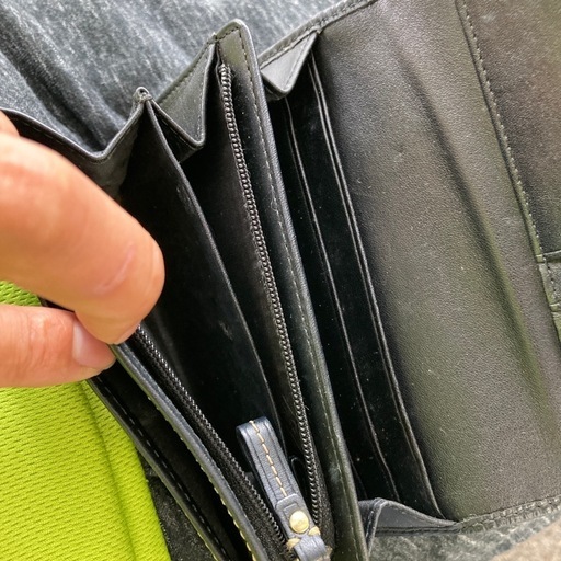 COACH コーチ シグネチャー 二つ折り財布 ブラック レディース