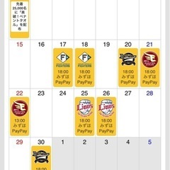 ソフトバンクホークス　チケットの画像