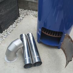 ◆ドラム缶焼却炉 煙突付き 

の画像