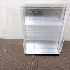 ★ 新札幌 未使用品 ★ PLASART 置き式 アクリルコレクションケースL 背面ミラー ショーケース / No.2745 ★の画像