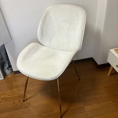 【あげます】非対面　ホワイトチェア