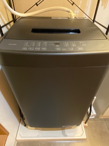 2024年製 洗濯機5kg アイリスオーヤマ 縦型 黒