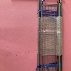 押入れハンガーシェルフ 棚付き（状態：比較的きれい）の画像