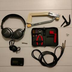 エレキギター・アンプ・付属品類のセット品の画像