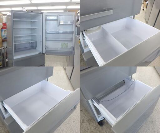 冷蔵庫 355L AQUA 2018年製 4ドア 300Lクラス AQR-36G シルバー☆ 札幌市 北区 屯田 