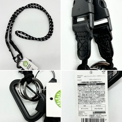 未使用◆クライミングコード付きサコッシュ◆ブラックの画像