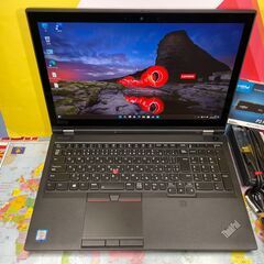 JC0869 Lenovo Thinkpad P53 4K T2000 タッチ i7 32GB　大画面　大容量・高性能　Win11