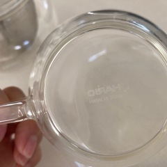 ハリオ　ティーカップ＆ソーサー　ティーポット
　　の画像