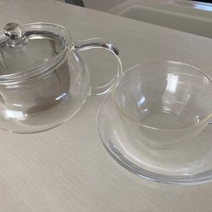 ハリオ　ティーカップ＆ソーサー　ティーポット
　　