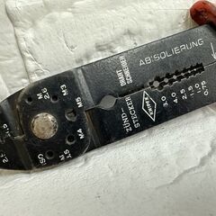 中古 クニペックス 圧着ペンチ 9721215B 215mm ハンドツール KNIPEX 電工ペンチ プライヤー 札幌市白石区 白石店 の画像