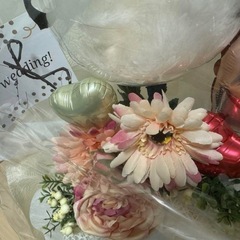 花束　バルーン　プレゼント　インテリアの画像