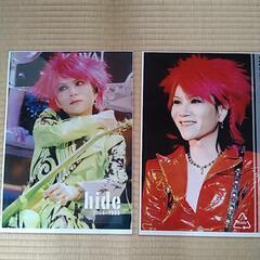 x-japan ヒデのポスター２枚組の画像