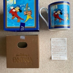 ディズニー　ファンタジア　マグカップ　新品未使用品　三郷陶器株式会社