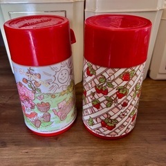 プレシャスモーメント　キャニスター　ストロベリーショートケーキ　リトルタイクス　アンティーク　昭和レトロ　#日本未発売　アメリカ雑貨　ゆめかわの画像