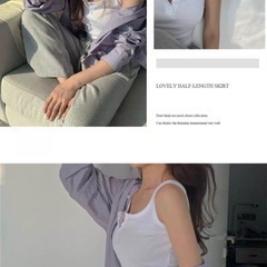 タンクトップ ヘンリーネック サマーニット レディース 前ボタン リブ ショート インナー 重ね着 夏服 シンプル カジュアル 大人 大きいサイズ きれいめ 小さいサイズ コンパクトの画像